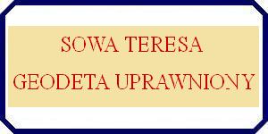 geodeta uprawniony Tychy Sowa Teresa