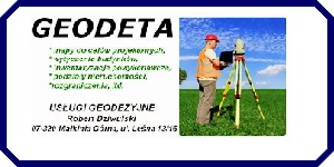 usługi geodezyjne Małkinia Górna Robert Dziwulski